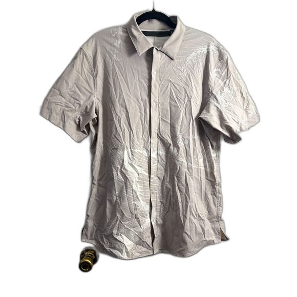 Men's Lululemon Snap Button Up Shirt Size L - Picture 1 of 5